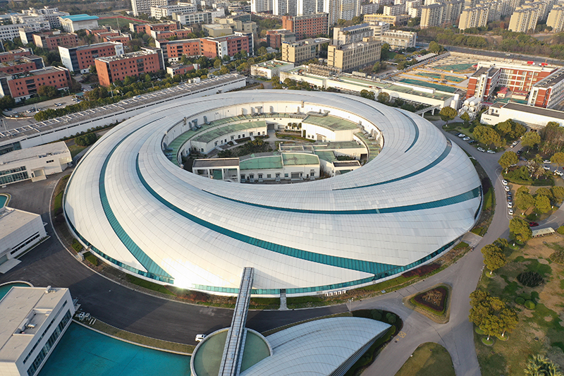 2019年3月12日，航拍上海光源項目。