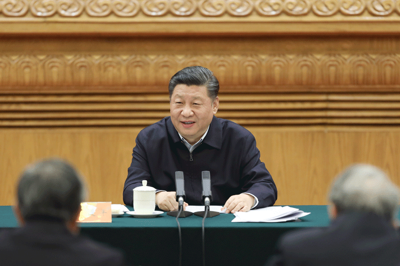2019年3月18日，習(xí)近平總書記在北京主持召開學(xué)校思想政治理論課教師座談會并發(fā)表重要講話。