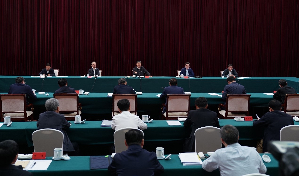 2019年5月20日至22日，中共中央總書(shū)記、國(guó)家主席、中央軍委主席習(xí)近平在江西考察，主持召開(kāi)推動(dòng)中部地區(qū)崛起工作座談會(huì)并發(fā)表重要講話。新華社記者 謝環(huán)馳 攝 